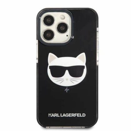 Γνήσια θήκη πλαστική Karl Lagerfeld μαύρη για iphone 13 pro 